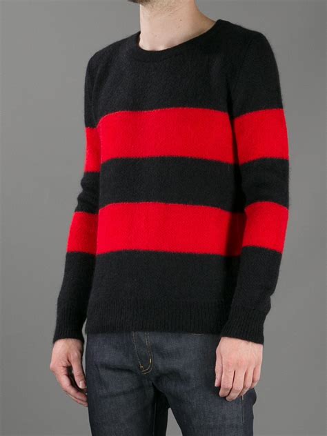 saint laurent striped sweater.